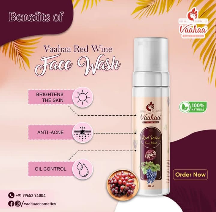 RED WINE FACE WASH
