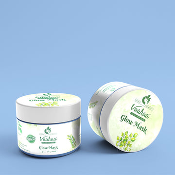 green clay mask square