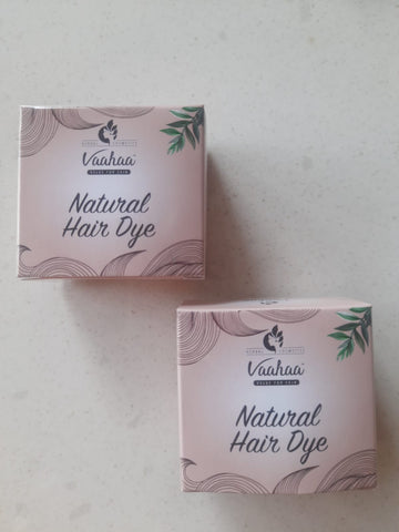 PAIR OF NATURAL HAIR DYE (BLACK)