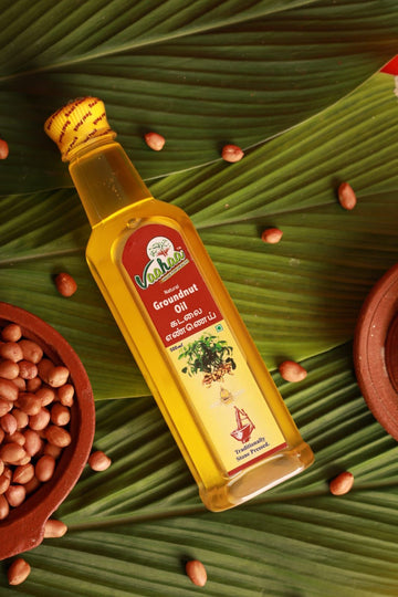 Groundnut oil 1 lit  (Traditionally stone pressed)